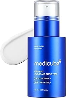medicube Exosome Shot Zero 7,500 PPM Spicule Facial Serum | Liquid Skin Booster Serum | Exosome, AHA+BHA+PHA | Pore Care, Dead Skin Cells, Skin Texture | Korean Skincare, 1.01 fl.oz
