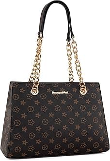 Montana West MEDIUM Chain Shoulder Bag for Women Hobo Handbags Tote Purse