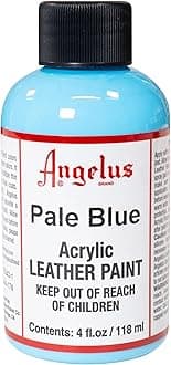 Angelus Acrylic Leather Paint, 4 Fl Oz (Pack of 1), Pale Blue
