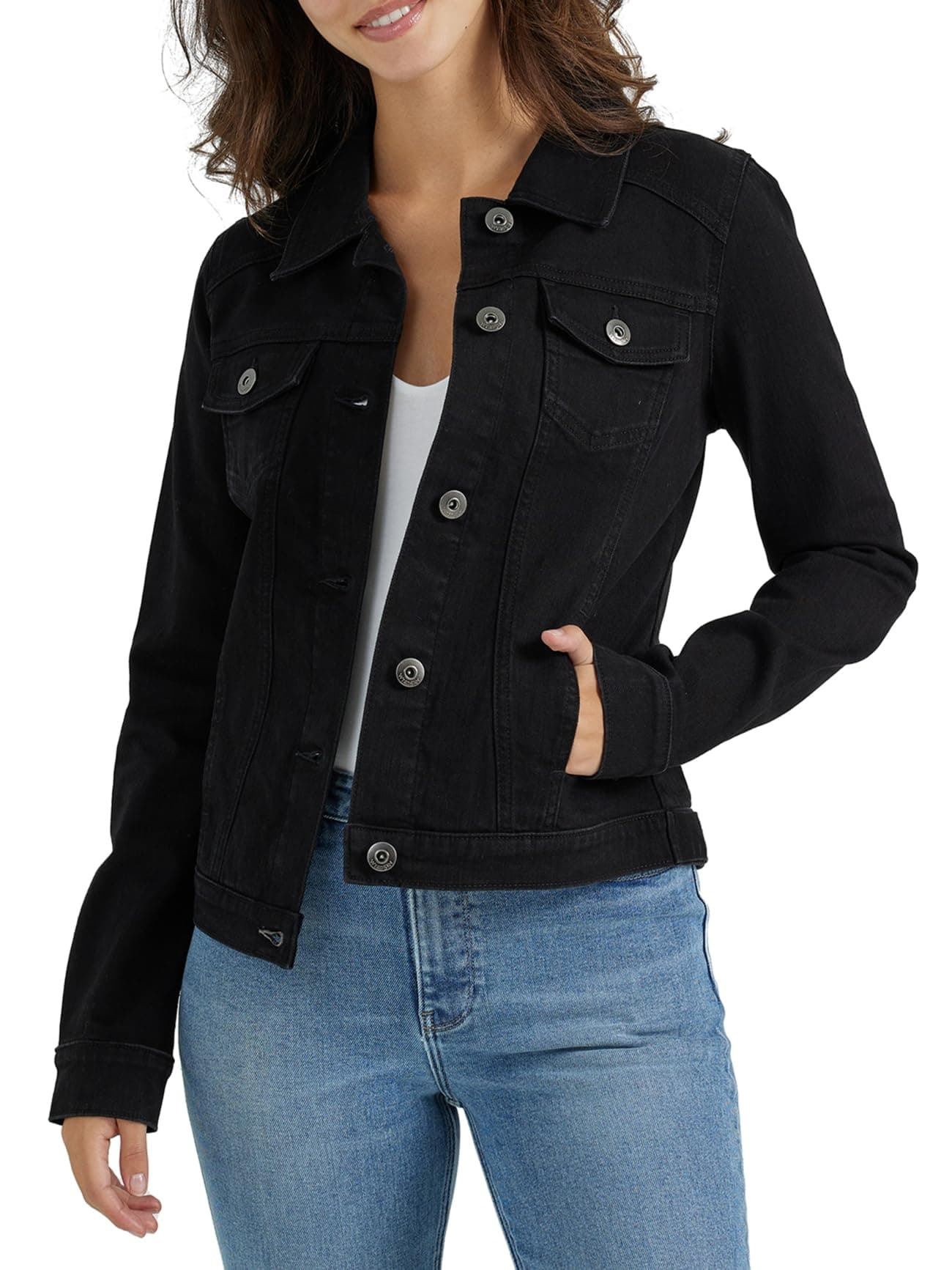 womens Stretch Denim Jacket