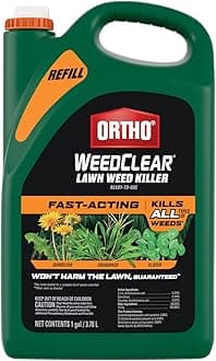 WeedClear Lawn Weed Killer Ready-to-Use, Refill, Kills Crabgrass, Dandelion and Clover, 1 gal.