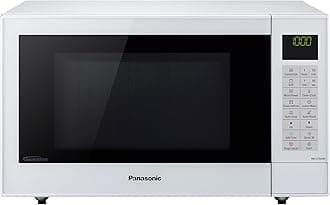 NN-CT54JWBPQ, Slimline Combination Microwave Oven with Glass Turntable, 27L, 1000W, 100-220C, Quartz Grill, Inverter Technology, 29 Auto Programmes, Turbo Defrost, Timer, White