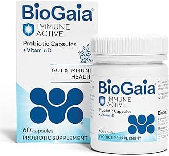 BioGaia Protectis Immune Active Probiotic | Probiotic + Vitamin D | Supports Immune, Digestive and Overall Health | Probiotics for Men & Women | Capsules | 60 Day Supply