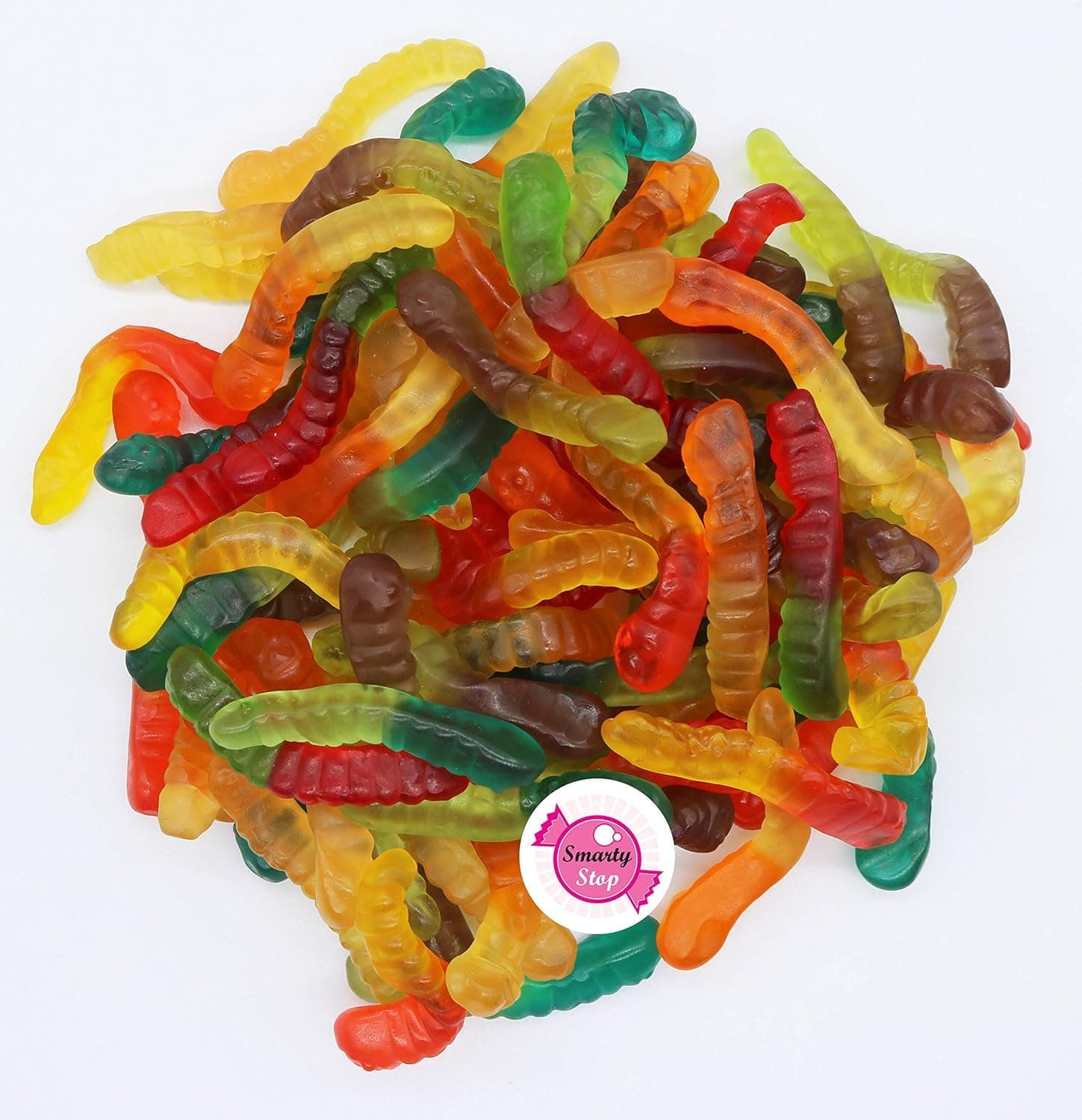 Smarty Stop Gummy Collection (Assorted Fruit Worm, 2 LB)