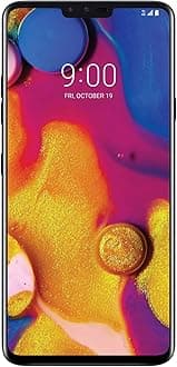 LG V40 ThinQ 64GB T-Mobile Smartphone w/ 5-Cameras, 6.4" QHD+ Display - Aurora Black (Renewed) | 6.4" QHD+ Display, Renewed
