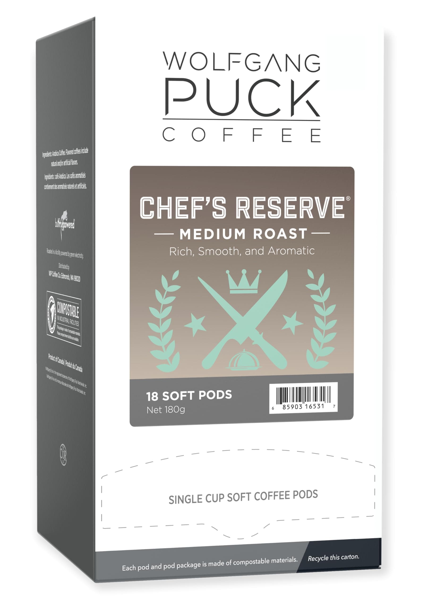Chef's Reserve, Medium Roast, 18 Count