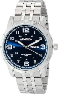 Armitron Men's Easy to Read Day/Date Function Bracelet Watch, 20/5398