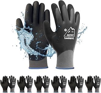 Waterproof Winter Work Gloves for Men and Women, Touchscreen, Freezer Gloves, Thermal Insulated, for Cold Weather