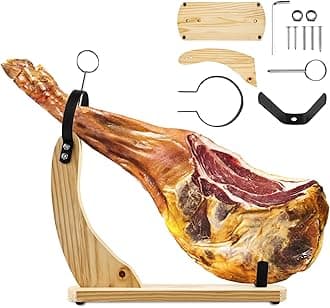 Ham Stand Ham Holder with Non-Slip Pads Professional Prosciutto Carving Stand Stable Sturdy Ham Rack for Carving Spanish Hams and Italian Prosciutto