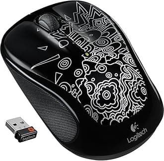 Logitech Logitech Wireless Mouse M325 with Designed-for-Web Scrolling - Black Topography