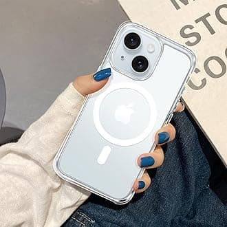 MkekeMagnetic for iPhone 14/13 Case Compatible with Magsafe Military-Grade Protection Shockproof Phone Bumper 2023, Clear