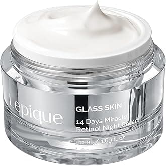 Lepique Retinol Night Cream 1.69oz - No.1 Korean Premium Overnight Repair Cream for Face and Neck - Collagen, Centella, Hyaluronic Acid - Anti aging, Acne, Moisturizer, Face Cream, Hydrating, Firming