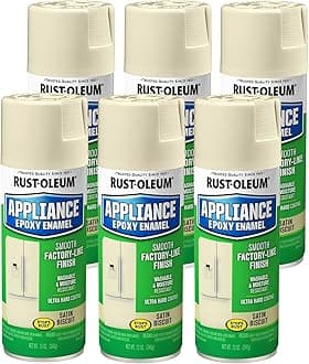 210372-6PK Specialty Appliance Epoxy Spray Paint, 12 oz, Biscuit, 6 Pack