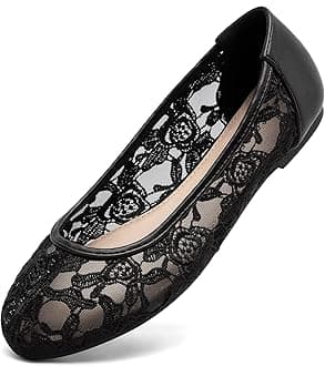Women Shoes Cut Out Slip On Synthetic Lace Ballet Flats