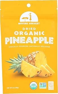 Mavuno Harvest Dried Pineapple, Organic, 2 Oz