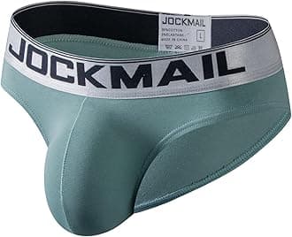JOCKMAIL Mens Briefs Underwear Men's Cotton Brief Breathable Soft Briefs Sports Underwear for Men