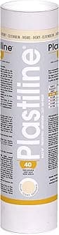 Herbin Plastiline - Ref 1140T - 1kg Tube of Plastiline - Suitable for Modelling, Moulding & Sculpting - Never Air Dries, Reusable - Hardness 40 (Very Soft & Flexible) - Ivory