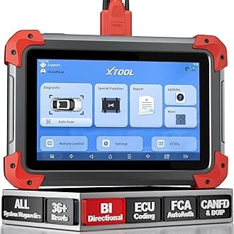 XtoolD7 Bidirectional OBD2 Scanner: 2025 Scan Tool with ECU Coding, All System Car Scanner Diagnostic Tool, 36+ Resets, Injector Coding, Throttle Relearn, Crank Sensor Relearn, FCA, CANFD & DoIP