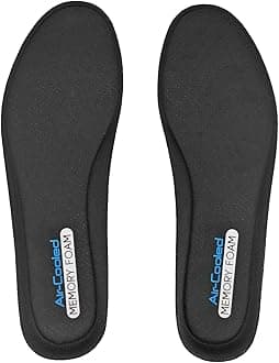 Replacement Shoe Insoles for Men's Shoes, Memory Foam Footwear Inserts for Comfortable Light-Weight and Cushion Shock Absorbing (US Men7.5-EU40)