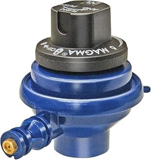 Products Control Valve Regulator – X-Low, Low, Medium & High Output Options for Magma Grills – Connects to 1lb Propane Gas Bottles – 1 Year Warranty