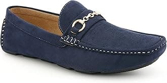 Amali Ecker, Mens Casual Shoes - Mens Loafers - Mens Moccasins - Slip On Shoes for Men - Driving Shoes for Men - Chain Ornament, Comfortable Slipper