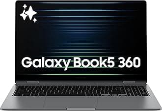 Samsung 15.6” Galaxy Book5 360 Copilot AI Laptop PC Computer, FHD AMOLED Touchscreen, 16GB / 512GB, Dolby Atmos Quad Speakers, All-Day Battery Life, NP750QHA-KA1US