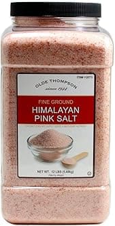 Olde Thompson Fine Ground Himalayan Pink Salt, 12 Pound, Bulk Size