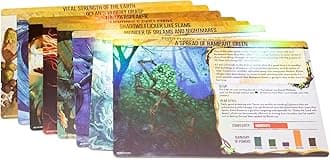 Greater Than Games Spirit Island: Core Game - Premium Foil Spirit Panels, Multi