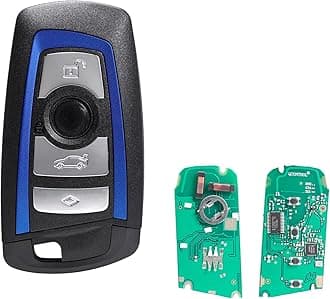 868MHZ Blue For BMW 4 Buttons Smart Key Fob For BMW Series 5 6 7 X3 X4 F6 F9 F11 F12 F13 F25 F26 Remote For BDC/CAS4/CAS4+FEM