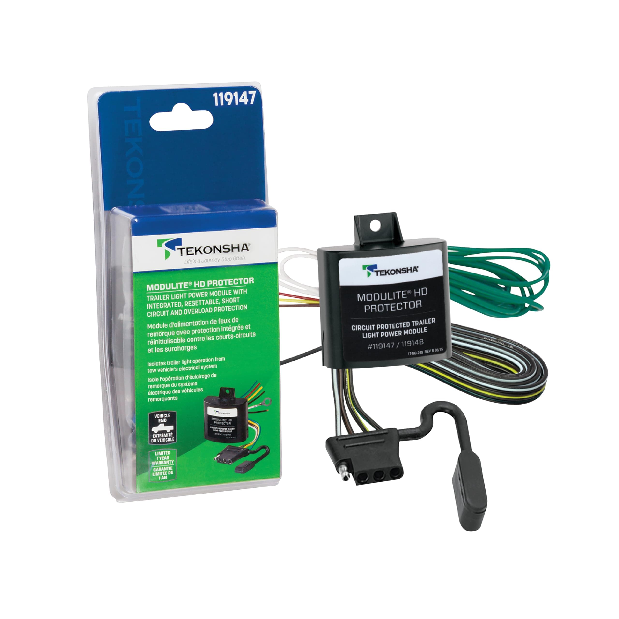 Tekonsha 119147 ModuLite HD Protector Trailer Light Power Module