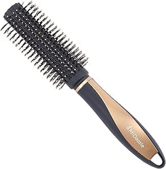 Midazzle Premium Round Hair Brush (India's Fastest Growing Hair Brush Brand) For Adding Curls, Volume & Waves in Hairs | Men & Women | All Hair Types (MDHB00008)