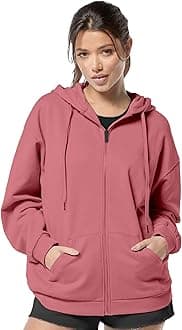 Women's Cute Hoodies Teen Girl Winter Jacket Sweatshirts Casual Drawstring Clothes Zip Up Hoodie with Pocket