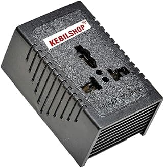 - KEBILSHOP 220 v to 110 v Stepdown Voltage Converter USA to India,1000 WATT,Platinum Body Universal 3 pin Input Plug.Only for Non-Heavy Products. (1000 Watt Black)