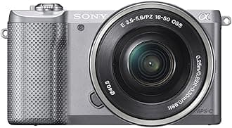 Sony Alpha a5000 Mirrorless Digital Camera with 16-50mm OSS Lens (Silver)