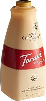 TORANI WHITE CHOCOLATE SAUCE 64 OZ.