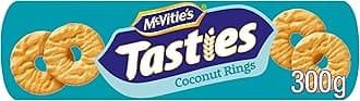 Tasties Coconut Rings Biscuits, 300 g (Pack of 1)