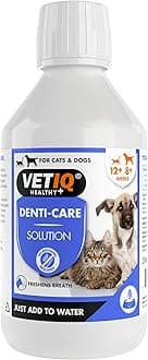 Denti-Care Solution For Cats & Dogs, Simply Add to Drinking Water to Reduce Dental Plaque and Freshen Bad Breath, 250 ml (Pack of 1)