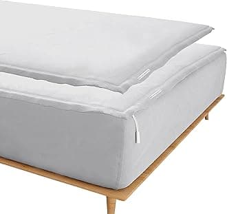 Zip On Sheets™ Zipper Fitted Sheet Queen Size - Upto 16” Inch Deep Pockets - Includes 1 Fitted Sheet Base & 2 Zip-On Sheets - Easy to Use, Sateen Cotton 500 TC Fitted Sheet - Silver Grey