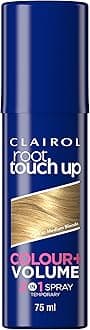 root touch up color + volume 2 in 1 spray dark to medium blonde, 75ml