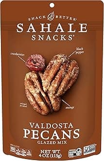 Sahale Snacks Valdosta Pecans Glazed Mix, 4 Ounces (Pack of 6)