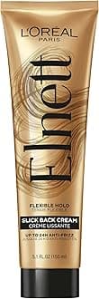Elnett Slick Back Styling Cream, Anti-Frizz Hair Cream for Flexible Hold, Frizz Control, Polished Shine and Slick Finish, 5.1 Fl Oz