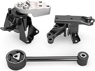 3pcs Engine Motor Mount and Transmission Mounts Kit fit for Mitsubishi Mirage, fit for Mirage G4 1.2L 2014-2022 #2910A106, 1092A096, 1093A146, 2910A318, 8010107, 8010104