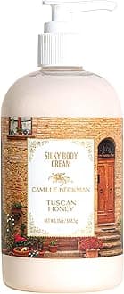 Tuscan Honey Scented Silky Body Cream, Daily Moisturizer for All Skin Types | Non-Greasy Vegan Formula to Nourish and Soften Hands and Body, 13 Ounce