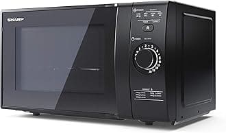 YC-GG02U-B Compact 20 Litre 700W Digital Microwave with 1000W Grill, 3 power levels, ECO Mode, defrost function, LED cavity light - Black