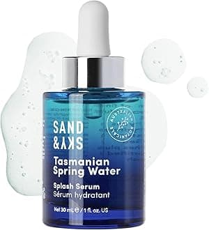 Tasmanian Spring Water Hydrating Serum with Hyaluronic Acid & Probiotics - Fine Line Reducing Face Serum, Plumps Skin & Smooths Wrinkles, 1 fl oz