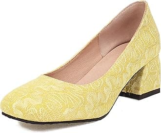 Diuniarza Block Heel Square Toe Loafer Comfort Women Court Shoes