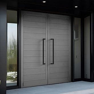 Modern Contemporary Long Stainless Steel Push Pull Door Handle for Home Entrance Glass Shower Wooden Barn & Office Store Shop Doors