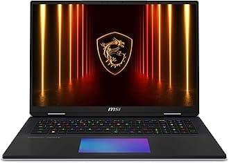 MSI Titan 18 HX AI A2XWIG-087CA 18" UHD+ 120Hz Mini LED Gaming Laptop, Intel® Core™ Ultra 9-285HX, RTX 5080, 64GB (32GB*2) DDR5 6400MHz, 2TB Gen5x4 + 2TB Gen4x4 NVMe PCIe SSD, Windows 11 Pro