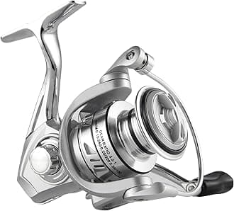 HAUT TON Spinning Reel 8000/9000/10000/12000/14000 Series 17+1BB Graphite/Metal Frame Surf Fishing Reels,4.8:1 Gear Ratio 55lbs Drag Medium/Heavy Long Casting Inshore Offshore Saltwater Monster Fish.
