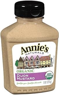 Annie's Dijon Mustard, Certified Organic, Gluten Free, Non-GMO, 9 oz (Pack of 6)